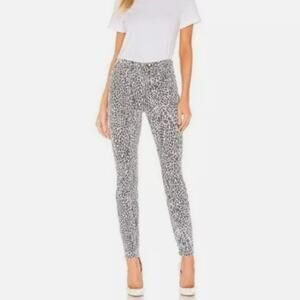 NEW FRAME Le High Skinny High Rise Jeans Block White Noir Multi Women's 27